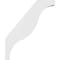 Ekena Millwork 3 1/2-in. W x 30-in. D x 36-in. H Funston Architectural Grade PVC Knee Brace BRCP035X30X36FST - alternate 3